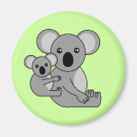 Niedlicher Koala-Bär und Baby Magnets