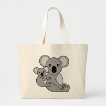 Niedlicher Koala-Bär und Baby Tasche