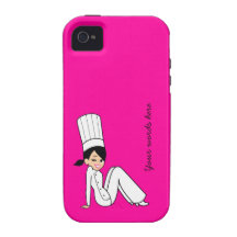 Niedlicher Koch Iphone 4 Fall auf Rosa iPhone 4/4S Cover