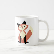 Niedlicher Kopf-Neigung Fox Tee Tasse