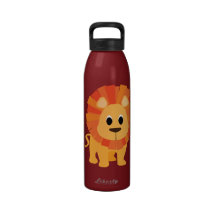 Niedlicher Löwe Wasserflasche