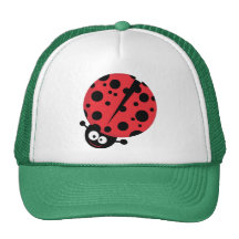 Niedlicher Marienkäfer; Grün Trucker Mütze