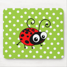 Niedlicher Marienkäfer Mousepad