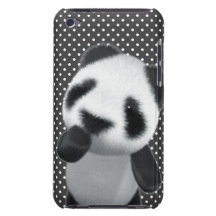 Niedlicher Panda 3d denkt (editable) Case-Mate iPod Touch Hülle