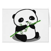Niedlicher Panda Grußkarte