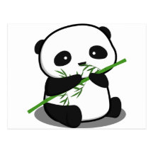 Niedlicher Panda Postkarten