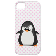 Niedlicher Pinguin mit lustigem Schnabel auf iPhone 5 Hülle