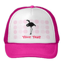 Niedlicher rosa Flamingo Retromützen