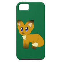Niedlicher schäbiger kleiner Fox iPhone 5 Etui