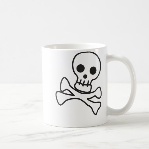 Niedlicher Schädel Teetasse