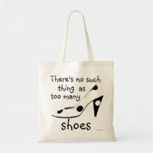 Niedlicher Schuh-Slogan für Mode Shopaholic Taschen