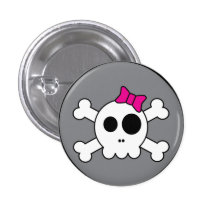 Niedlicher Skully Knopf Buttons