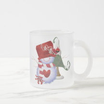 Niedlicher Snowman-Winter Tee Tasse