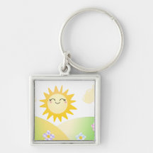 Niedlicher Sonne kawaii Cartoon Schlüsselband