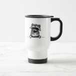 Niedlicher spähender Raccoon-Becher Teehaferl