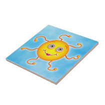 Niedlicher Sun fliesen