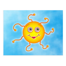 Niedlicher Sun postkarten