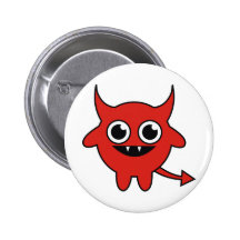 Niedlicher Teufel Anstecknadelbutton