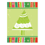 Niedlicher Weihnachtsbaum Postkarten
