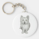 Niedlicher Westie Hund Schlüsselband