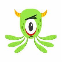 Niedliches Baby-alien Fotofiguren