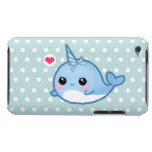 Niedliches Baby narwhal auf Polkapunkten iPod Case-Mate Case