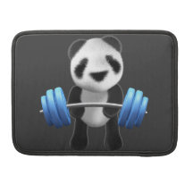 Niedliches Babypandabär powerlifter in 3d (editabl MacBook Pro Sleeve