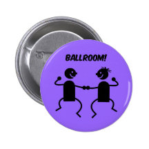 Niedliches Ballsaal Anstecknadelbuttons