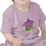 Niedliches Drache-Baby in gebrochenem Ei - Rosa/Li T-shirts