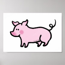 Niedliches Ferkel Plakate