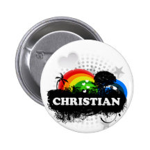 Niedliches fruchtiges christliches button