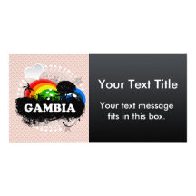 Niedliches fruchtiges Gambia Photokarten