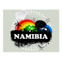 Niedliches fruchtiges Namibia Postkarten