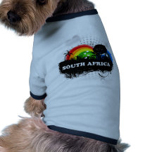 Niedliches fruchtiges Südafrika Hunde-t-shirt