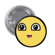 Niedliches Gesicht Anstecknadelbutton