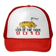 Niedliches Jahr des Tigers 2010 Baseballkappe