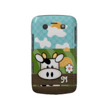 Niedliches Kuh-BlackBerry-mutige Case-Mate Case-Mate Blackberry Hülle