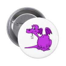 Niedliches lila Drache-Baby Anstecknadel