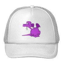 Niedliches lila Drache-Baby Kultcaps