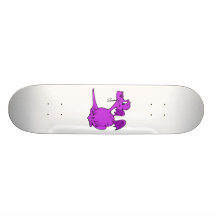 Niedliches lila Drache-Baby Personalisierte Skatedecks