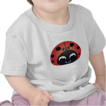 Niedliches Marienkäfer-Baby-T-Shirt