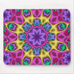 Niedliches multi Fantasie-Blumenkaleidoskop Mousep