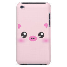 Niedliches Schwein-Gesicht - kawaii Minimalismus iPod Touch Etuis