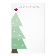 Niedliches u. Land-Weihnachten Individuelles Büropapier