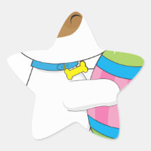 Niedliches Welpen-Osterei Stickers