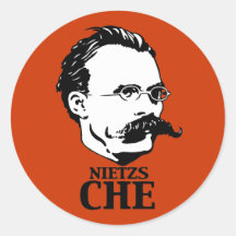 Nietzs-Che Runder Sticker