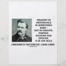 Nietzsche Geisteskrankheit selten im Einzelpersone Individuelle Flyer