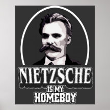 Nietzsche ist mein Homeboy-Plakat