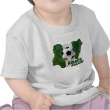 Nigeria-Fußballkultur Karte von Nigeria-Geschenken Tshirts