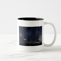 Nightscape fünf tee tasse